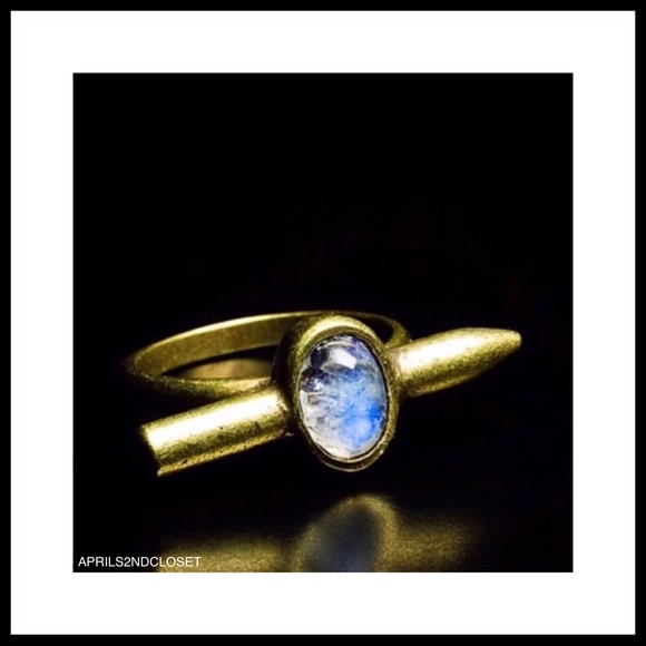 THE2BANDITS OMBRÉ STONE BULLET SETTING RING A3C - Picture 5 of 8
